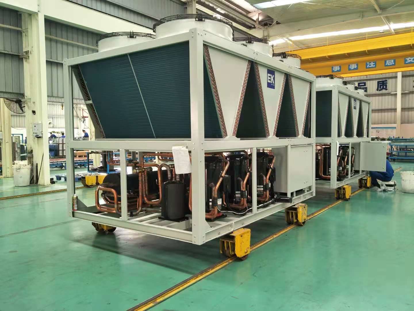 Modular R410A 345kW Air Cooled Scroll Chiller คอมเพรสเซอร์ Danfoss
